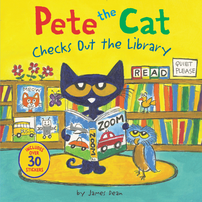 Pete the Cat Checks Out the Library