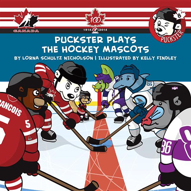 Puckster Plays the Hockey Mascots